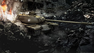 World of Tanks digital wallpaper