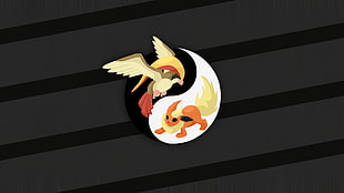 Pokemon character, Pokémon, Yin and Yang HD wallpaper