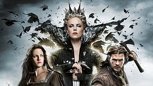 Snow White and the Huntsman II movie poster, Snow White and the Huntsman, movies, Kristen Stewart, Charlize Theron HD wallpaper