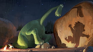 The Good Dinosaur movie still, digital art, animals, nature, Pixar Animation Studios HD wallpaper