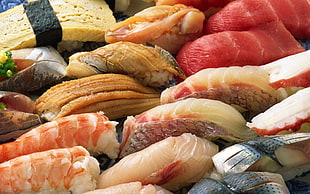 assorted seafoods HD wallpaper