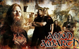 Amon Amarth wallpaper, music, metal music, Amon Amarth, Vikings