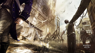 Assassin's Creed Unity wallpaper, Assassin's Creed:  Unity, video games HD wallpaper