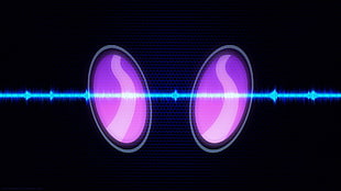 purple light illustration, My Little Pony, DJ Pon-3, Vinyl Scratch HD wallpaper
