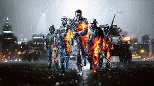 shooting game poster, Battlefield 4 HD wallpaper