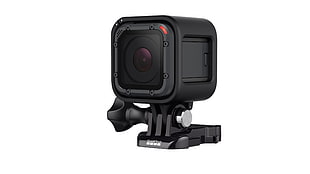 black GoPro action camera HD wallpaper