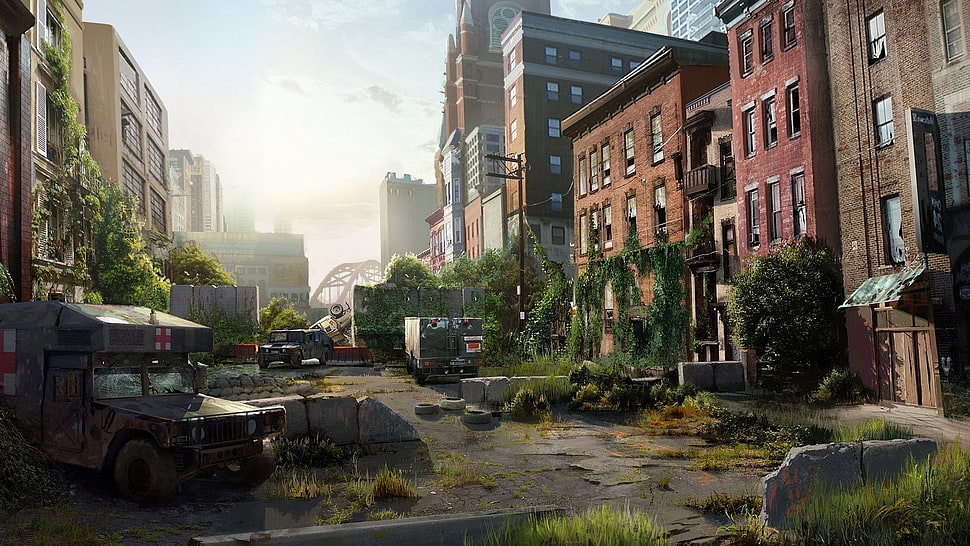 brown concrete structure photo, The Last of Us HD wallpaper