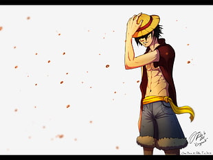 One Piece Luffy digital wallpaper, One Piece, Monkey D. Luffy, anime boys, anime