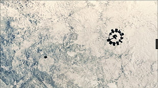 black and gray abstract painting, Interstellar (movie) HD wallpaper