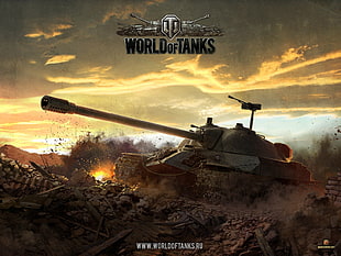 World of Tanks wallpaper, World of Tanks, tank, IS-7, ИС-7 HD wallpaper