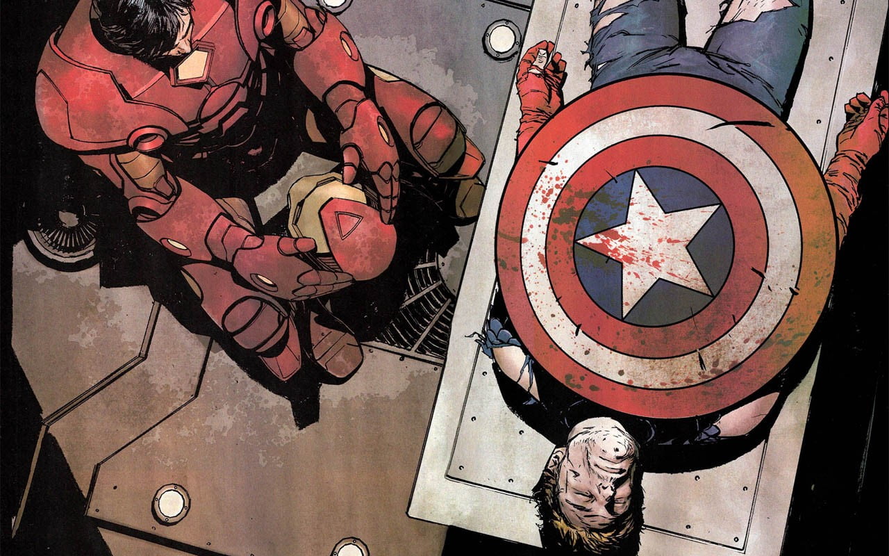 Captain America and Iron-Man Civil War comic book HD wallpaper | Wallpaper  Flare