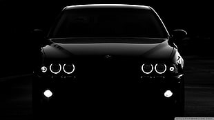 black car, BMW M5 E39, car HD wallpaper