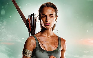 Alicia Vikander Tomb Raider HD wallpaper