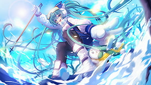 anime, Snow Miku 2016, Hatsune Miku, Vocaloid