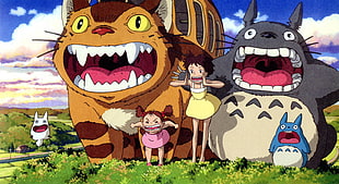 anime illustration cover, My Neighbor Totoro, anime HD wallpaper