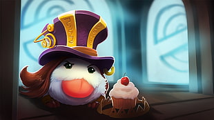 monster illustration, League of Legends, Poro, Caitlyn HD wallpaper