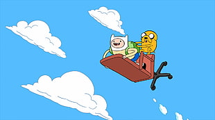 Adventure Time Finn and Jake digital wallpaper, Adventure Time, Finn the Human, Jake the Dog