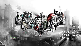 Suicide Squad illustration HD wallpaper