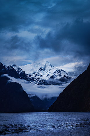 ice mountain summit HD wallpaper