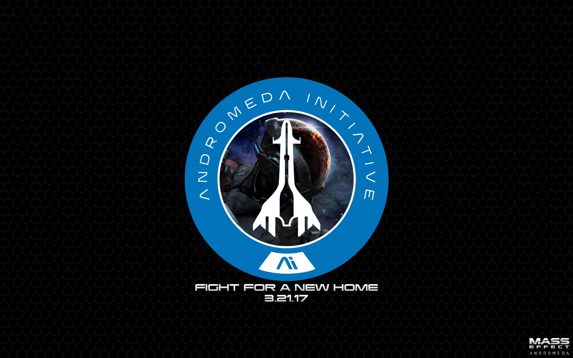 Andromeda Initiative logo, Mass Effect, Mass Effect: Andromeda, Andromeda Initiative
