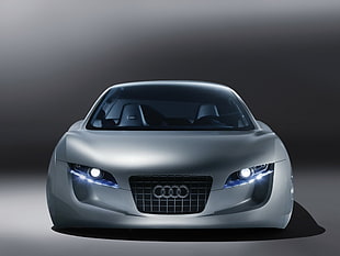 gray Audi car, car