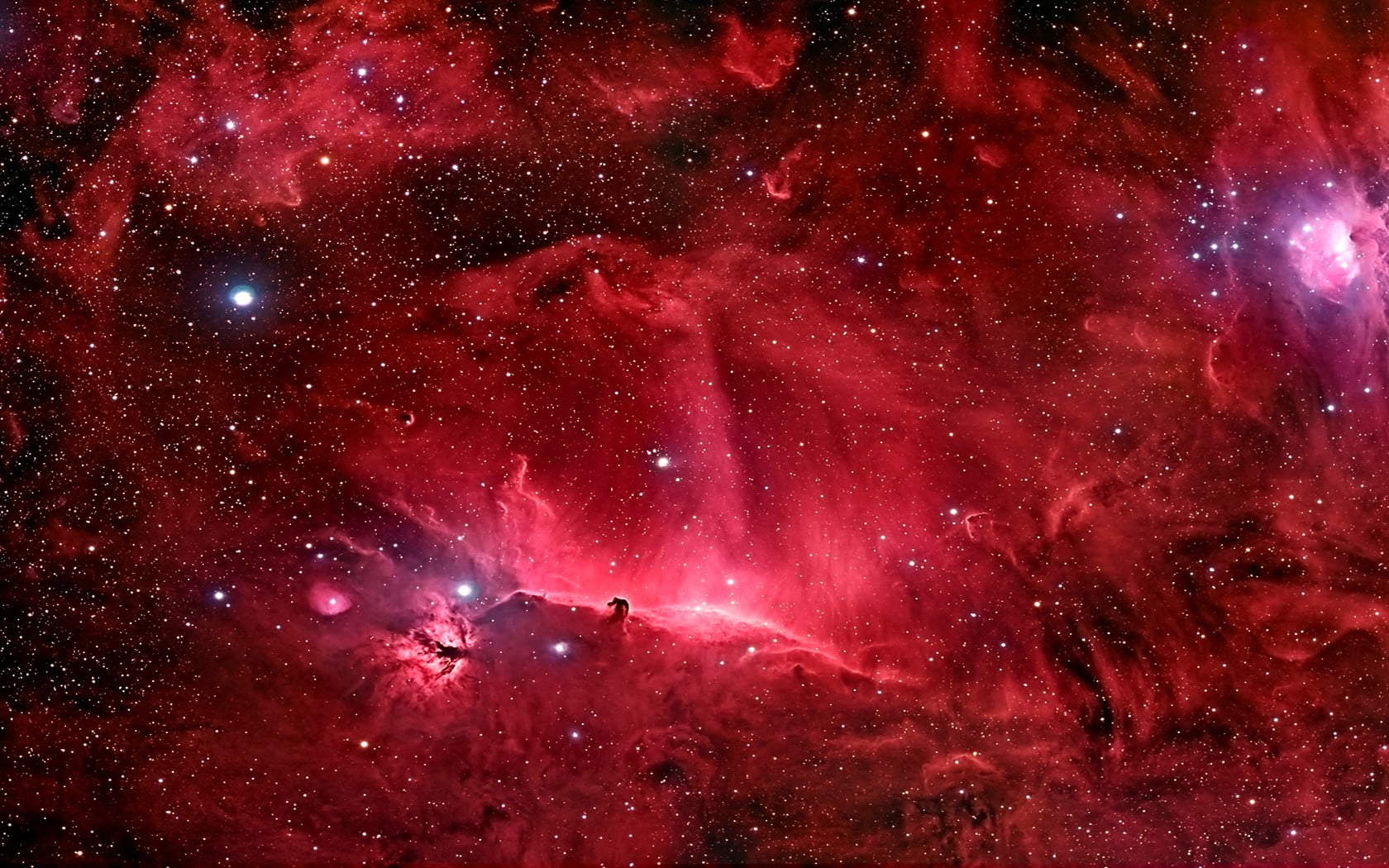 Red galaxy illustration, space, nebula, stars, Horsehead Nebula HD wallpaper  | Wallpaper Flare