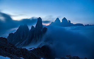 black canyon, nature, landscape, mist, mountains