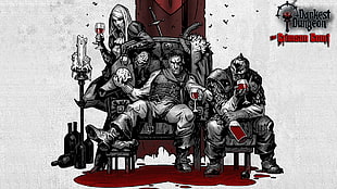 Darkest Dungeon digital wallpaper, Darkest Dungeon, video games, Darkest Dungeon The Crimson Court, DLC