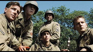 green army uniforms, movies, Saving Private Ryan HD wallpaper