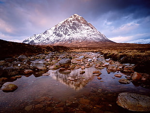 Mountain,  Top,  Lake,  Stones