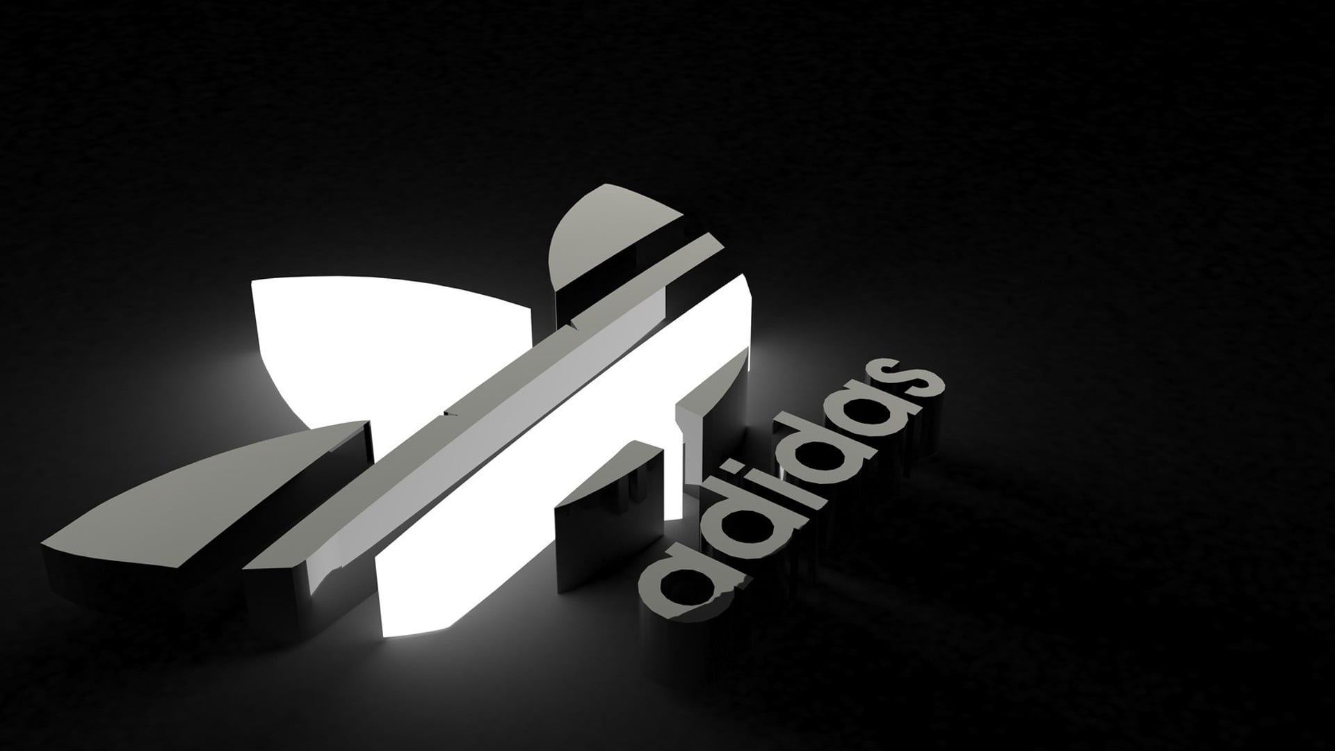 Adidas LED logo HD wallpaper | Wallpaper Flare