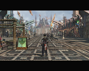 game application screenshot, PC gaming, The Last Remnant, JRPGs HD wallpaper