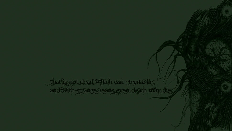 quote, Cthulhu HD wallpaper