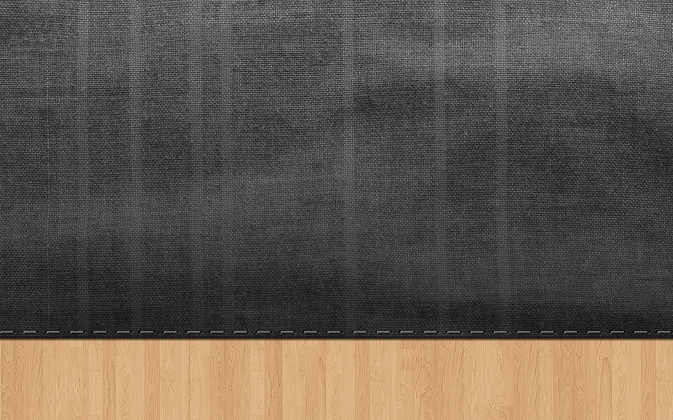 black textile HD wallpaper