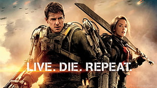 Edge of Tomorrow poster, Edge of Tomorrow, Tom Cruise, Emily Blunt, movie poster