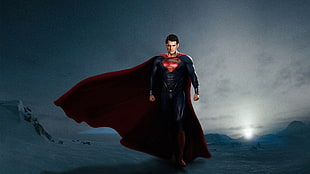 Superman digital wallpaper, Man of Steel, Henry Cavill, movies, Superman