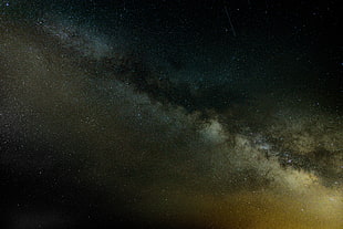 milky way galaxy, nature, stars