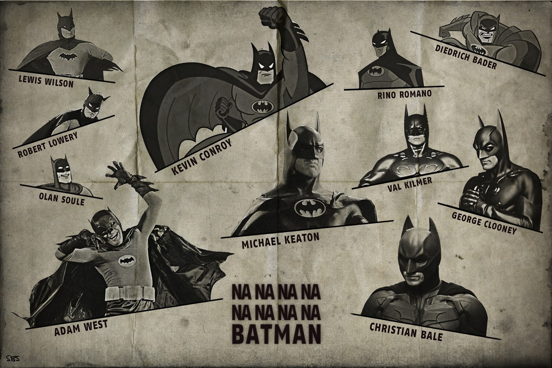 Batman evolution character poster HD wallpaper | Wallpaper Flare
