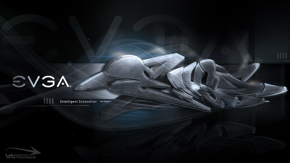 EVGA digital wallpaper, Intel, AMD, window, Gigabyte HD wallpaper