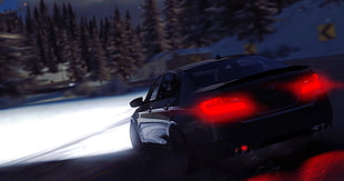 white sedan, M5 (F10), The Crew, The Crew Wild Run, Drifting HD wallpaper