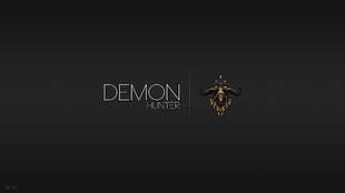 Demon Hunter logo, Diablo III, classes, video game characters HD wallpaper