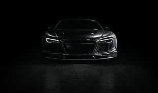 black Audi R8 HD wallpaper