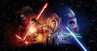 Star Wars poster HD wallpaper