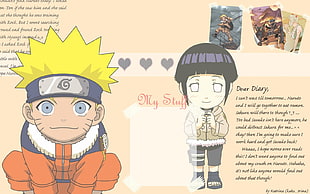 Naruto and Hinata illusrations, Naruto Shippuuden, Uzumaki Naruto, Hyuuga Hinata, chibi