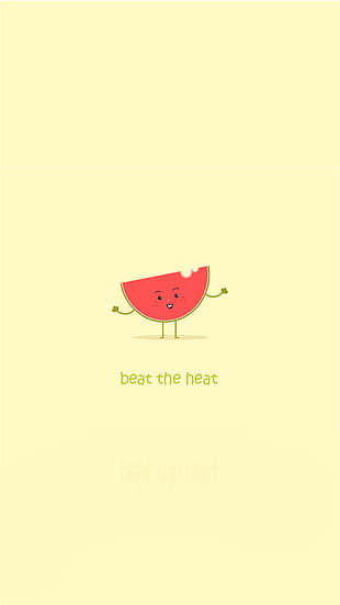 watermelon digital wallpaper, material minimal, minimalism, watermelons