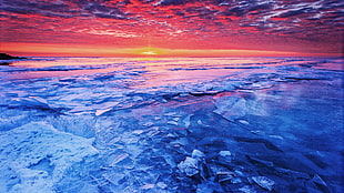 body of water digital wallpaper, Alaska, ice HD wallpaper
