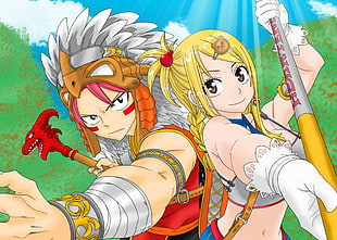 Fairytail's Lucy and Natsu HD wallpaper