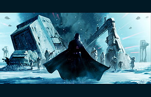 Star Wars digital wallpaper, Darth Vader HD wallpaper