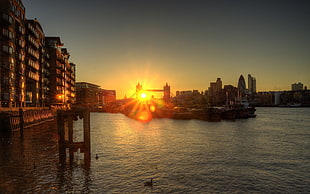 photography of buildings near body of water