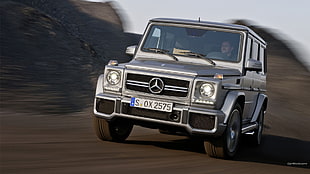 gray Mercedes-Benz vehicle, Mercedes G-Class HD wallpaper